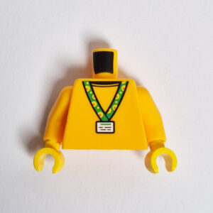 Bright Light Orange w/ Green Lanyard