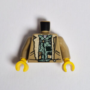 Tan Open Jacket w/ Sand Green Top & Pouches