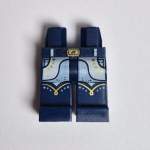 Dark Blue w/ White & Light Blue Design