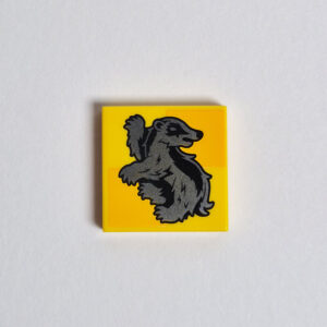 Yellow Tile w/ 'Hufflepuff' Symbol