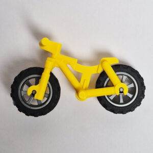 Mountain Bike - Yellow w/ Silver Wheels