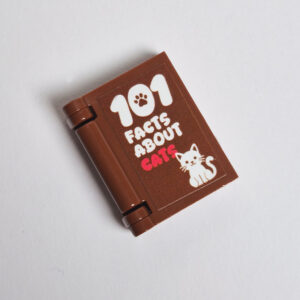 Brown Book - 101 Facts About Cats ( Vinyl Print )