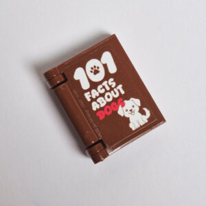 Brown Book - 101 Facts About Dogs ( Vinyl Print )